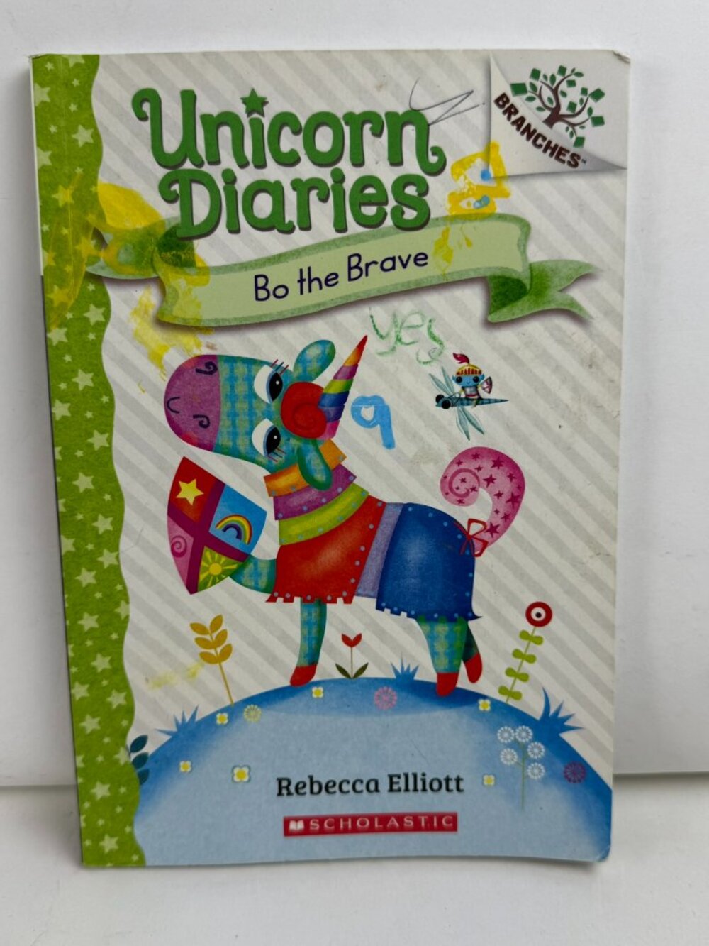 Unicorn Diaries Bo the Brave Rebecca Elliott Scholastic Branches Book Writing